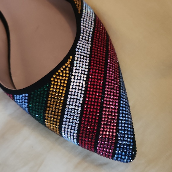 Mix No.6 Flats - multicolor jewel-tone sparkles - Picture 5 of 9